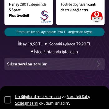 Vodafone Yanımda Premium Hediye Üyeliği Aktif Edilemiyor, Sorun Çözülemiyor