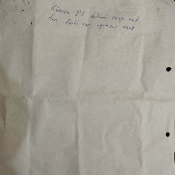 Üründe Renk Farklılığı Ve İlgisiz Servis Yetkilisi