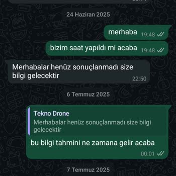 Saatimin Onarımı İçin Haftalarca Bekletildim, Hâlâ Sonuç Yok