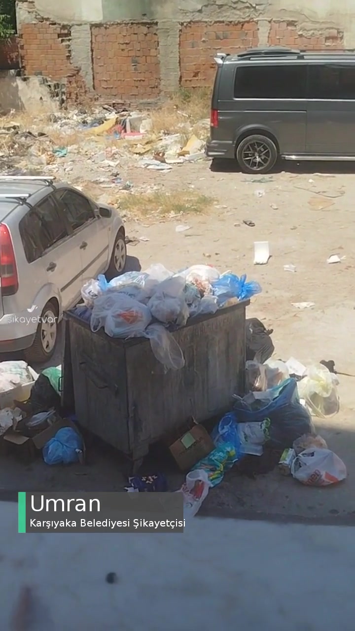 Karşıyaka Belediyesi Çöp Alınmıyor Ve Kokudan Sinekten Durmuyor videonun kapak resmi