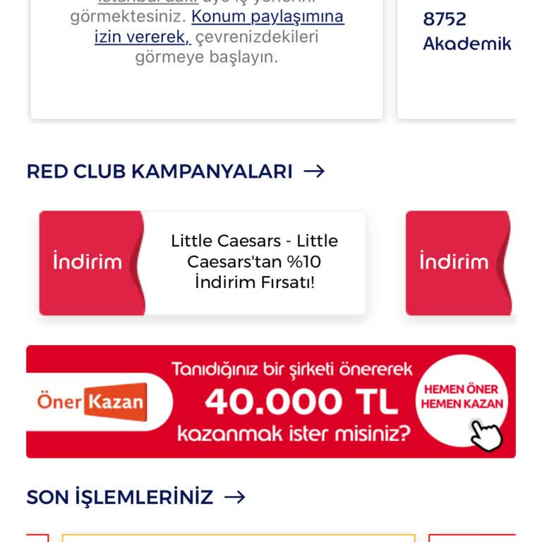 Provizyonda Kalan Tutarın İadesi Yapılmadı