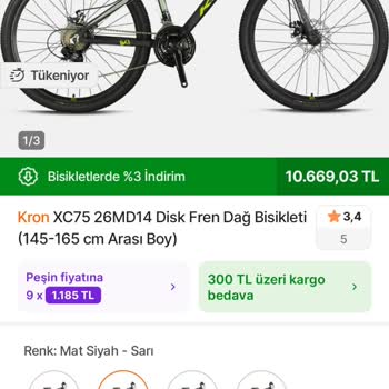 Yanlış Renk Bisiklet Gönderimi Ve Fiyat Farkının İade Edilmemesi