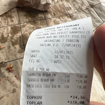 Forum Trabzon Pidem'de Beklentilerin Altında Lahmacun Deneyimi