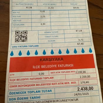 Karşıyaka Belediyesi'nden Haksız Katı Atık Bedeli Talebi