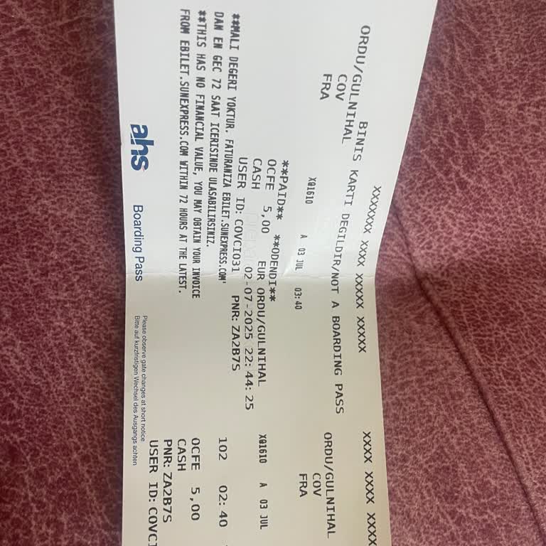 Online Check-in Hatası Sonrası Haksız Ek Ücret Alınması Mağduriyet Yarattı