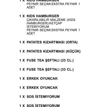 Eksik Sipariş Ve İletişimsizlik Sorunu