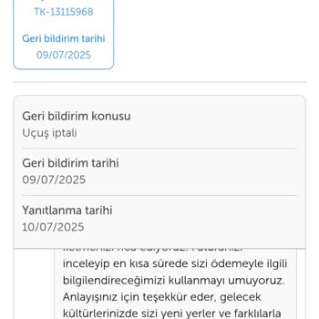 Uçuş İptali Sonrası Mağduriyet Ve Ek Masraflarımız Karşılanmadı