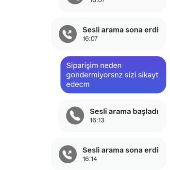 Sipariş Sonrası Sessizlik Ve Mağduriyet Yaşadım