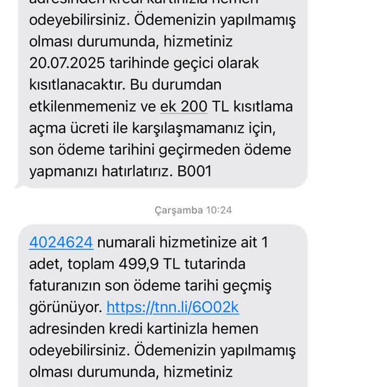 İptal Edilen TurkNet Aboneliği Sonrası Haksız Fatura Ve Hesap Aktifliği