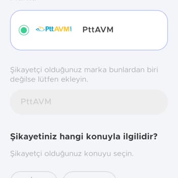 Şikayetvar Epttavm Şikayetim Sürekli Yanlışlıkla Pttcell'e Yönlendiriliyor