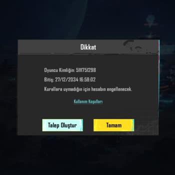 Satın Aldığım PUBG Hesabı Engellendi, İade Veya Yeni Hesap Talep Ediyorum