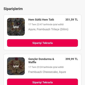 Yemeksepeti'nde İptal Edilen Siparişlerin Ücret İadesi Gerçekleşmiyor, Müşteri Hizmetlerine Ulaşılamıyor