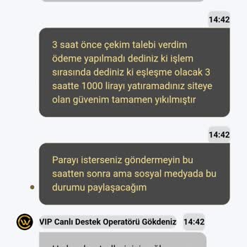 Casinowon Sitesinde Ödeme Sorunu Ve Güven Kaybı