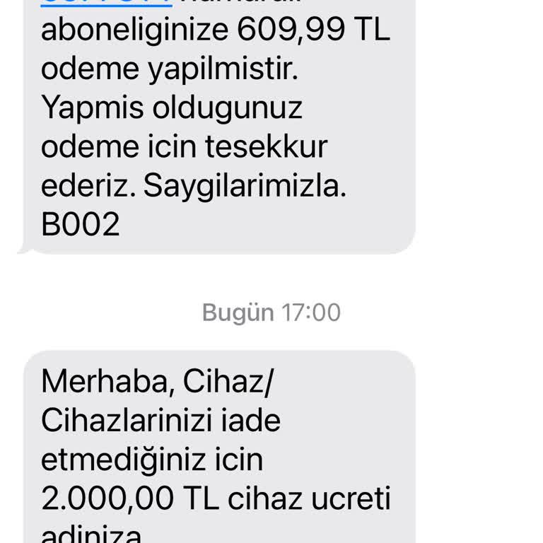 Teslim Edilen Cihaz İçin Haksız Fatura Şoku