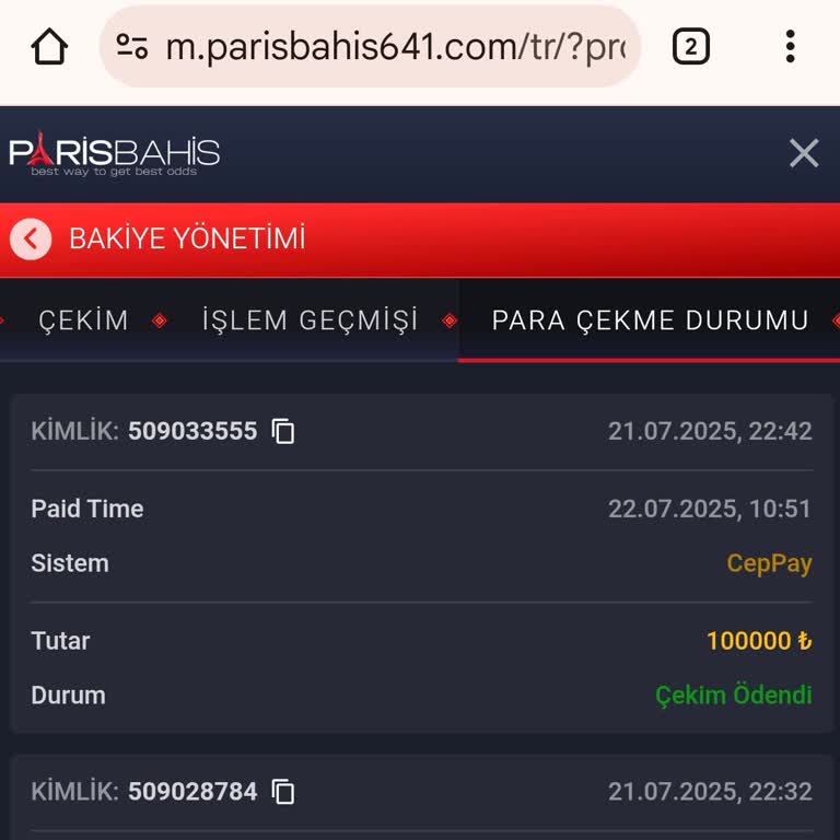 Parisbahis'te Ödeme Yapılmıyor, Yatırım Yapanlar Dikkatli Olmalı