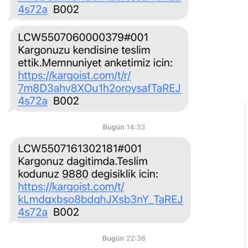 Kargoist Kargomu Teslim Etmeden Teslim Edildi Gösterdi, İlgisiz Davranışlar