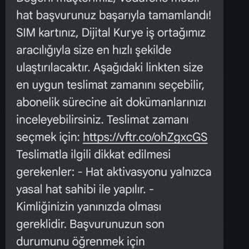 Vodafone Kampanyasıyla İlgili Yanıltıcı Reklam Ve Başvuru Sürecinde Yaşanan Sorunlar