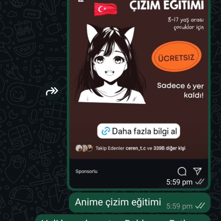 Anime Çizimi Eğitimi İçin Söz Verilen Link Gönderilmedi, Müşteri Hizmetleri Yanıt Vermiyor
