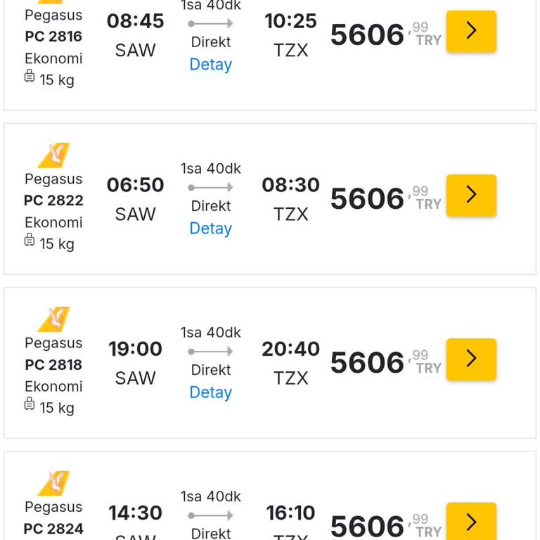 İstanbul-Trabzon Uçuşlarında Yüksek Fiyatlar Ulaşım Hakkını Zedeliyor