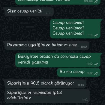 Sipariş Verdiğim Ayakkabı Numarası Yanlış Gönderildi, İletişim Yetersiz