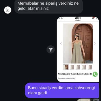 Yanlış Ürün Gönderimi Ve İletişim Sorunu