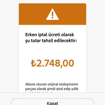 Adobe Deneme Üyeliği Sonrası Haksız Ücret Talebi Ve İptal Sorunu