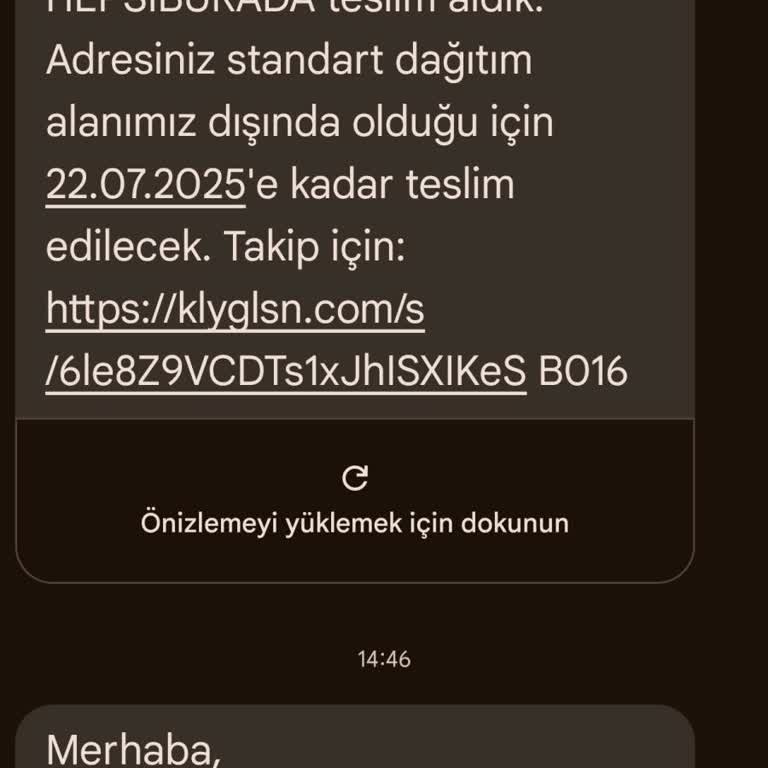 Kargo Teslimatı Gecikti, Mağduriyet Yaşadık