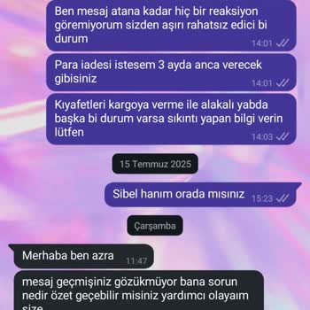 İki Ayda Eksik Gönderilen Takım Ve İade Sorunu