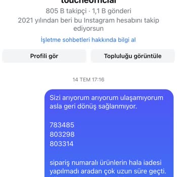 İadem Bir Aydır Yapılmadı, İletişime Geçilmiyor