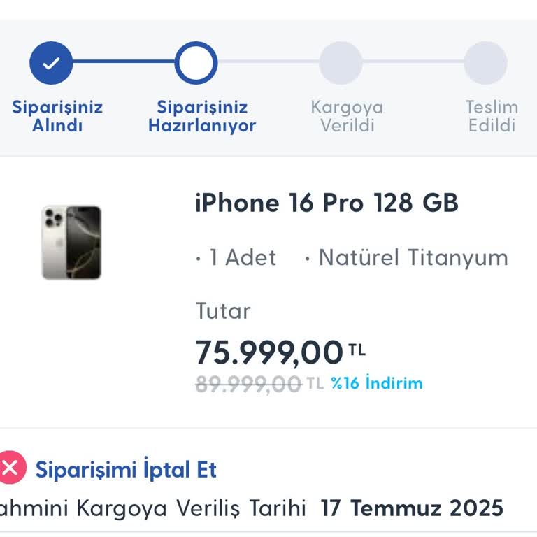 Siparişimin Kargoya Verilmemesi Ve Müşteri Hizmetlerinden Çözüm Alamamak
