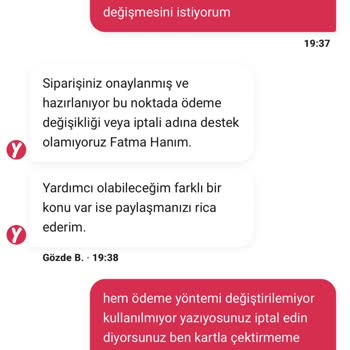 Yemek Sepeti Ödeme Ve İptal Sorunları Müşteri Desteği Yetersizliği