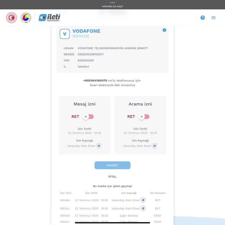 İzinsiz SMS'ler Ve Müşteri Hizmetlerinden Saygısız Tutum