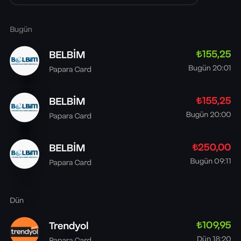 Marmaray Dolum Noktasında Papara Kartımla Yaptığım Yükleme Hesabıma Yansımadı