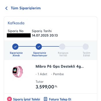 Stokta Olmayan Ürün Satışı Ve Geciken Kargo Nedeniyle Yaşanan Mağduriyet