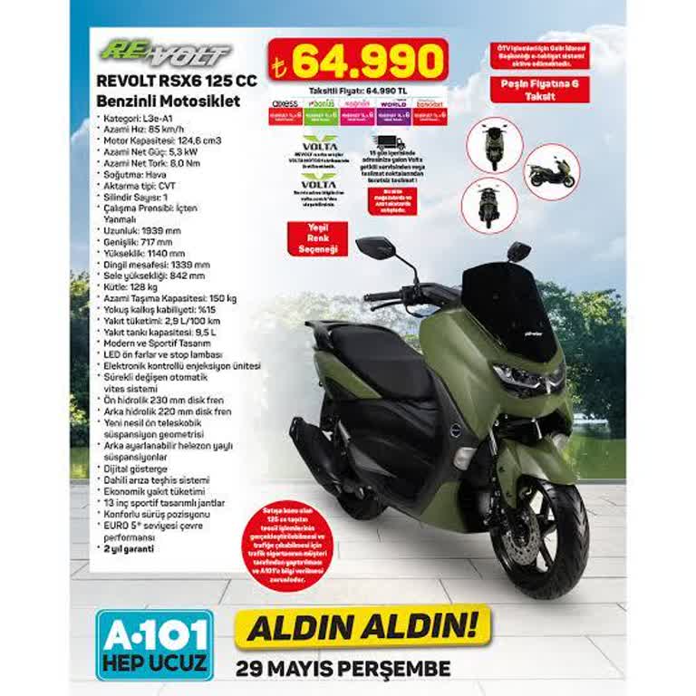 Sipariş Edilen Revolt RSX6 Motorun Teslim Edilmemesi Ve Mağduriyet