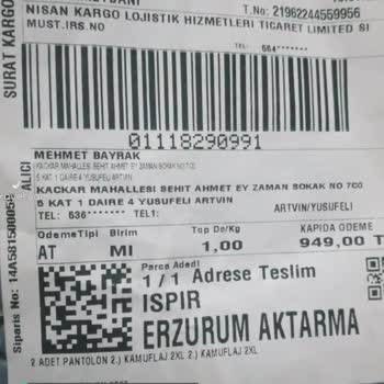 Nisan Kargo Lojistik Hizmetleri Yanıltıyor