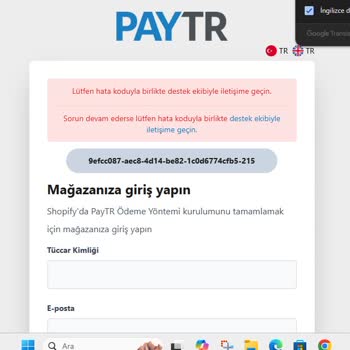 PayTR Ve Shopify Entegrasyonunda Sürekli Sorun Yaşıyorum