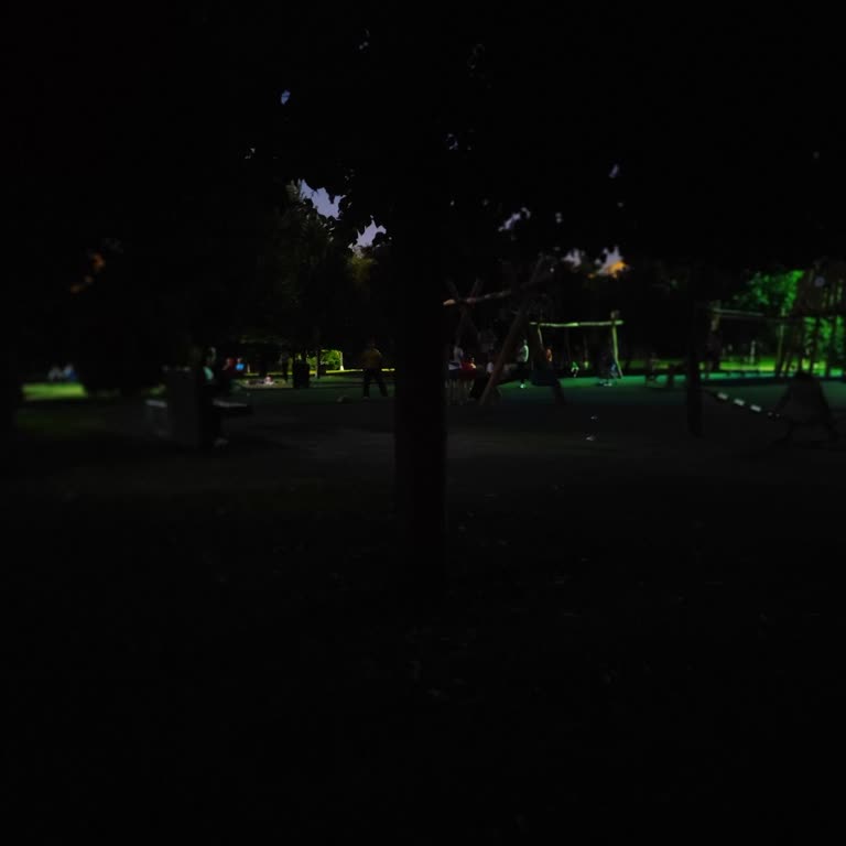 İstanbul Büyükşehir Belediyesi Pendik Sahil Çocuk Parklarında Aydınlatma Eksikliği