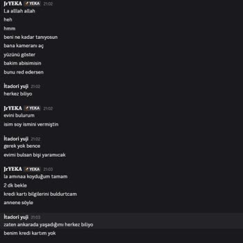 Discord'da Kardeşime Yönelik Tehdit Ve Kişisel Bilgi Paylaşımı Endişesi