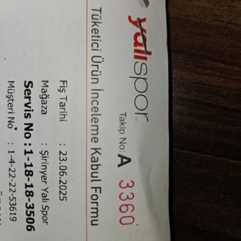 Aldığım Spor Ayakkabısında Ürün Hatası Ve İlgisizlik