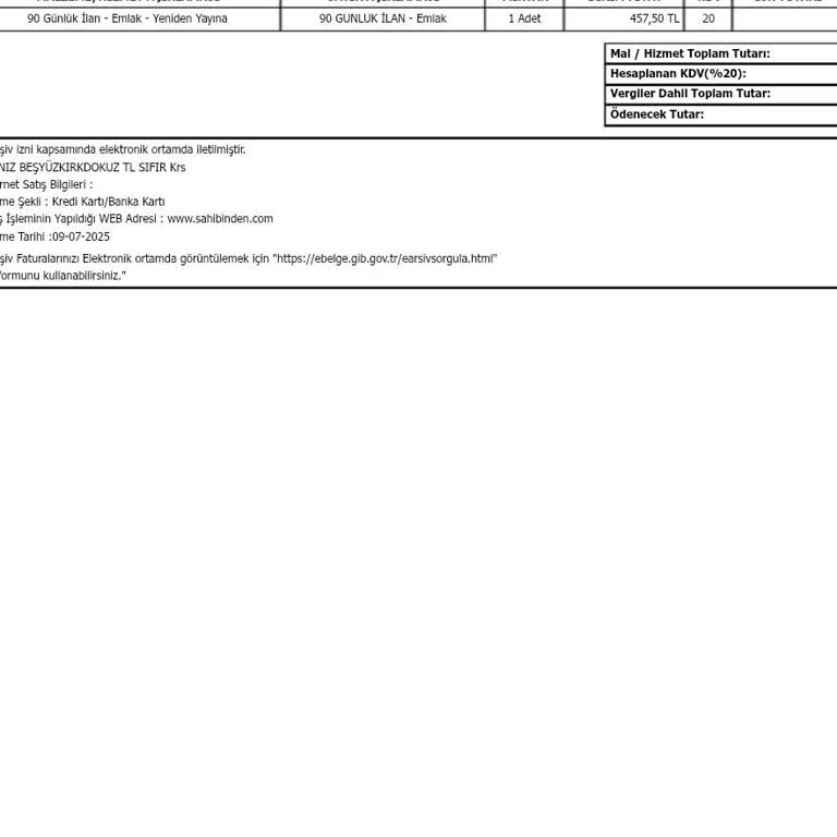 Sahibinden Ücretsiz İlan Hakkım Hatalı Şekilde Ücretlendirildi, Destek Dönüş Yapmıyor