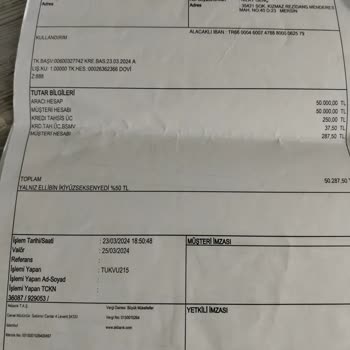 Kredi İşlemlerinde Yaşanan Mağduriyet Ve Banka Güvenliği Endişesi