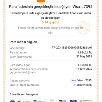 Yanlış Ürün Açıklaması Nedeniyle Mağduriyet Ve Eksik İade