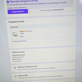 Siparişim Yanlış Adrese Gönderildi Ürünüm Gelmedi Muhatap Bulamıyorum