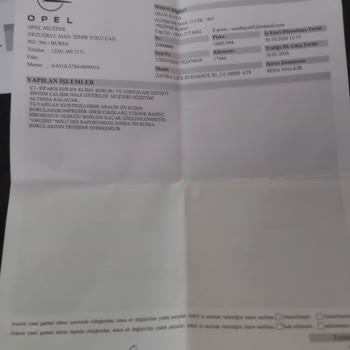 Opel Zafira Life Sıfır Araçta Süregelen Klima Arızası Ve Çözüm Eksikliği