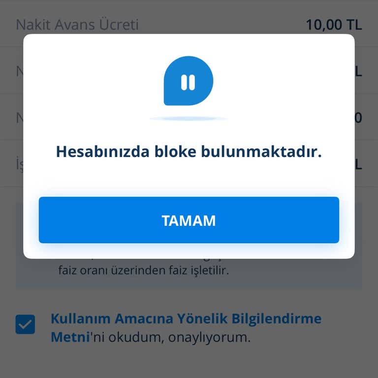 Borcu Olmayan Kredi Kartıma Bloke Kondu Ve Açıklama Yapılmıyor