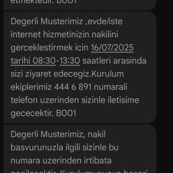 İnternet Nakil İşlemi Sürekli Ertelendi, Müşteri Hizmetlerinden Çözüm Alamadım
