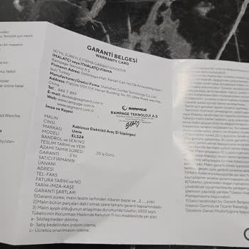 Tek Kullanımda Bozulan Araç Süpürgesi İçin Trendyol'dan Destek Alamıyorum