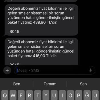 Kötü Altyapı Ve Yetersiz Hızla Fahiş Zam!