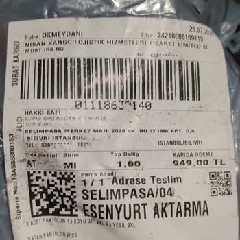 Yanlış Ürün Gönderildi, İade Talebim Kargo Tarafından Reddedildi